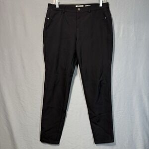 Lafayette 148 Mercer Pants Acclaimed Stretch Size 8 Black Casual Office Carreer